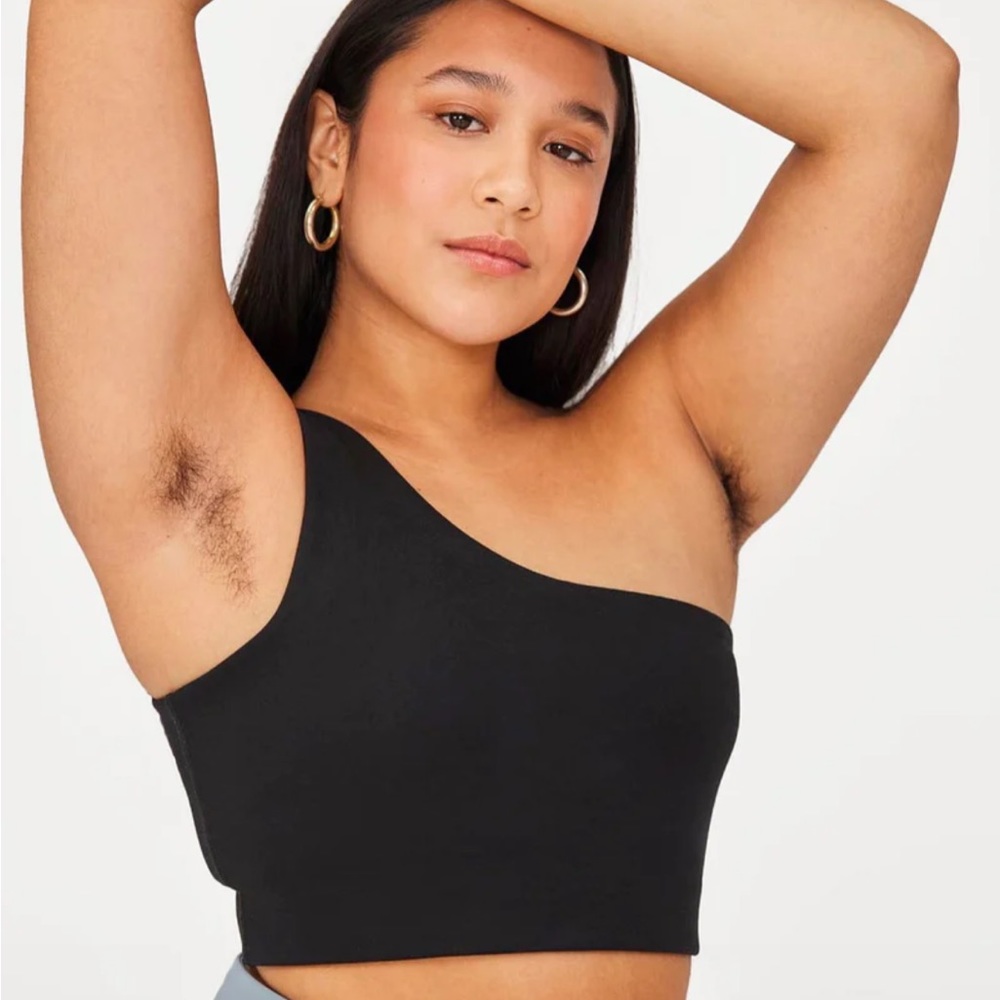 Girlfriend Collective Bianca One Shoulder Bra
